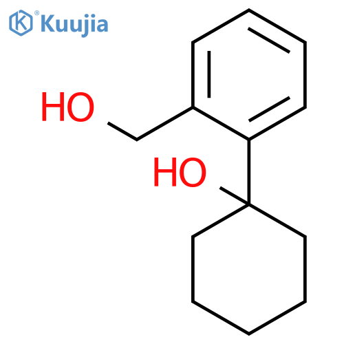 BENZENEMETHANOL, 2-(1-HYDROXYCYCLOHEXYL)- structure
