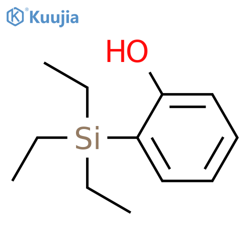Phenol, 2-(triethylsilyl)- structure