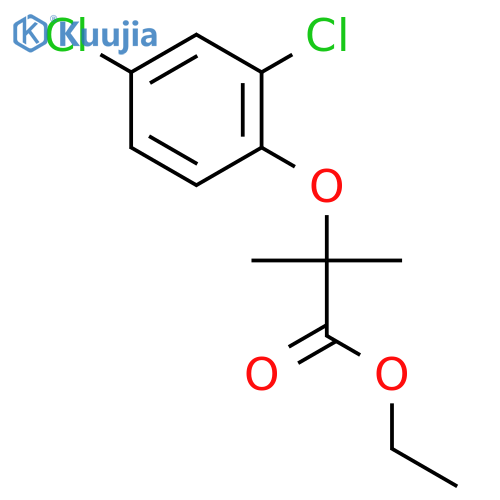 Propanoic acid, 2-(2,4-dichlorophenoxy)-2-methyl-, ethyl ester structure