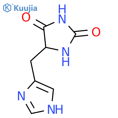 5-(1H-imidazol-4-yl)methylimidazolidine-2,4-dione structure