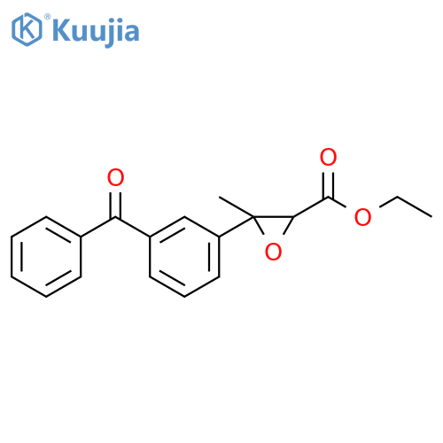 Ethyl 3-(3-benzoylphenyl)-3-methyloxirane-2-carboxylate structure