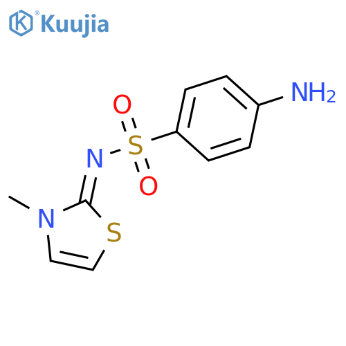4-Amino-N-(3-methyl-1,3-thiazol-2(3H)-ylidene)benzene-1-sulfonamide structure