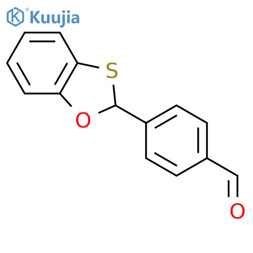 Benzaldehyde, 4-(1,3-benzoxathiol-2-yl)- structure