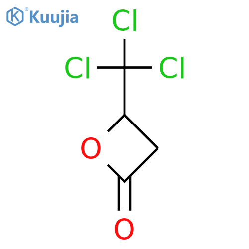 2-Oxetanone,4-(trichloromethyl)- structure