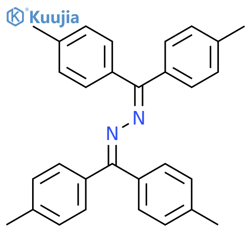 bis[bis(4-methylphenyl)methylidene]hydrazine structure