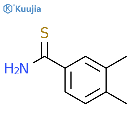 3,4-dimethylbenzene-1-carbothioamide structure