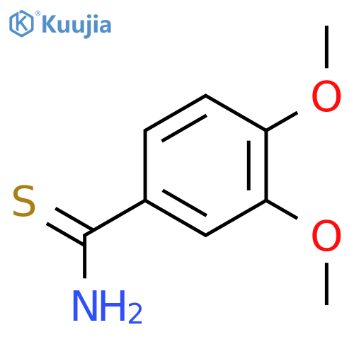 3,4-dimethoxybenzene-1-carbothioamide structure
