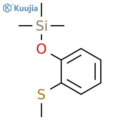 Silane, trimethyl[2-(methylthio)phenoxy]- structure