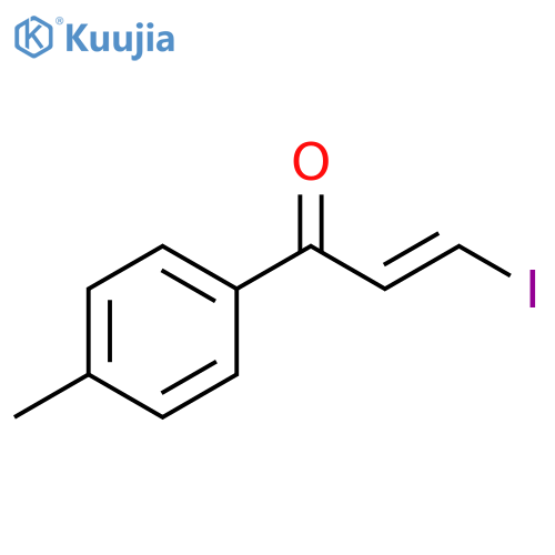 2-Propen-1-one, 3-iodo-1-(4-methylphenyl)-, (E)- structure