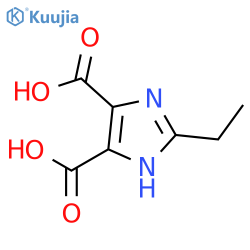 2-ethyl-1H-Imidazole-4,5-dicarboxylic acid structure