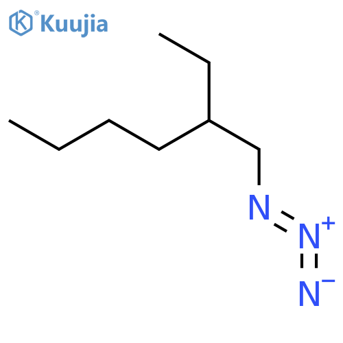 Heptane, 3-(azidomethyl)- structure