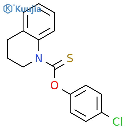 1(2H)-Quinolinecarbothioic acid, 3,4-dihydro-, O-(4-chlorophenyl) ester structure
