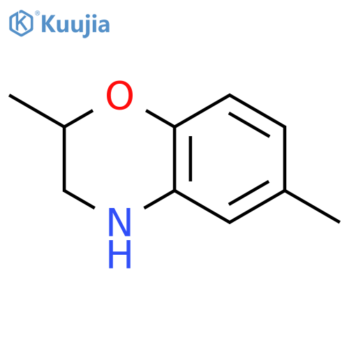 2,6-Dimethyl-3,4-dihydro-2H-1,4-benzoxazine structure