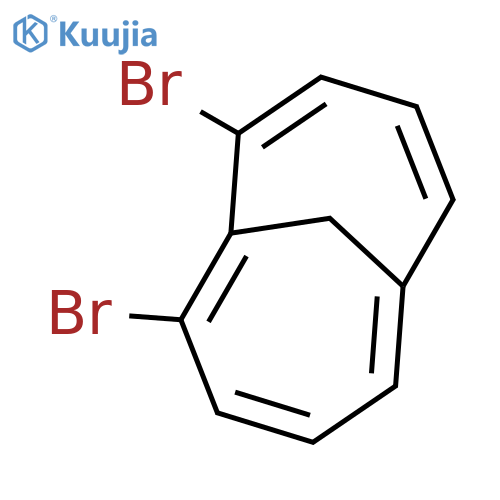BICYCLO[4.4.1]UNDECA-1,3,5,7,9-PENTAENE, 2,10-DIBROMO- structure