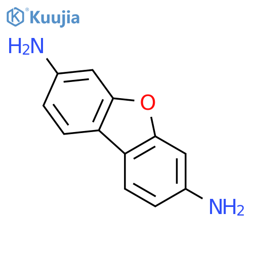3,7-Dibenzofurandiamine structure