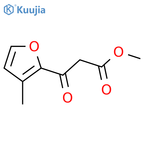 methyl 3-(3-methylfuran-2-yl)-3-oxopropanoate structure