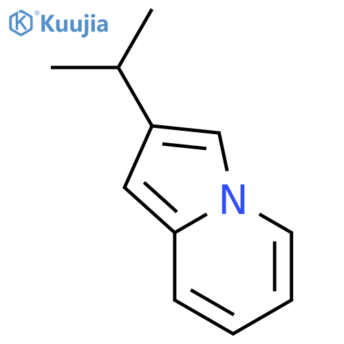 Indolizine, 2-(1-methylethyl)- (9CI) structure