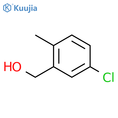 (5-chloro-2-methylphenyl)methanol structure