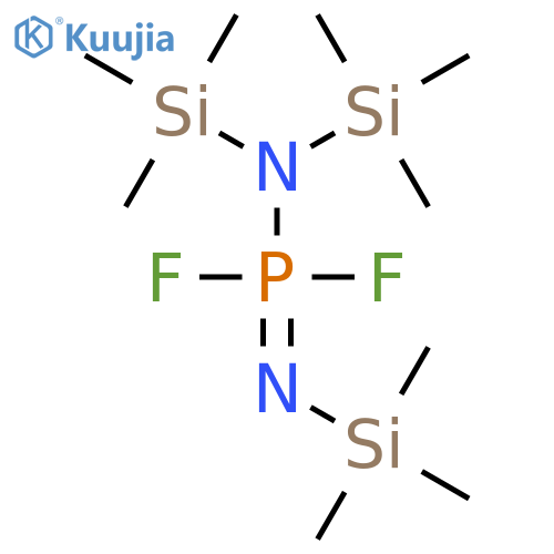 Phosphoramidimidic difluoride, tris(trimethylsilyl)- structure