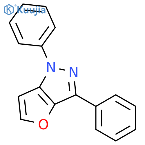 1H-Furo[3,2-c]pyrazole, 1,3-diphenyl- structure