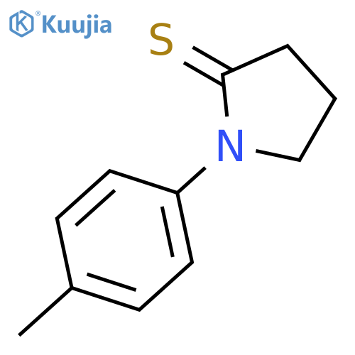 2-PYRROLIDINETHIONE, 1-(4-METHYLPHENYL)- structure