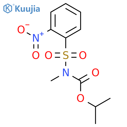 CARBAMIC ACID, METHYL[(2-NITROPHENYL)SULFONYL]-, 1-METHYLETHYL ESTER structure