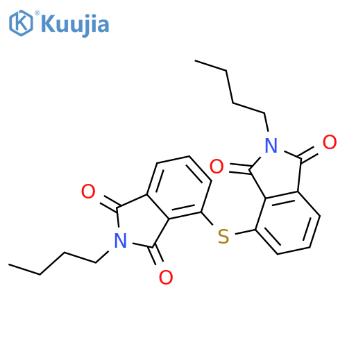 1H-Isoindole-1,3(2H)-dione, 4,4'-thiobis[2-butyl- structure
