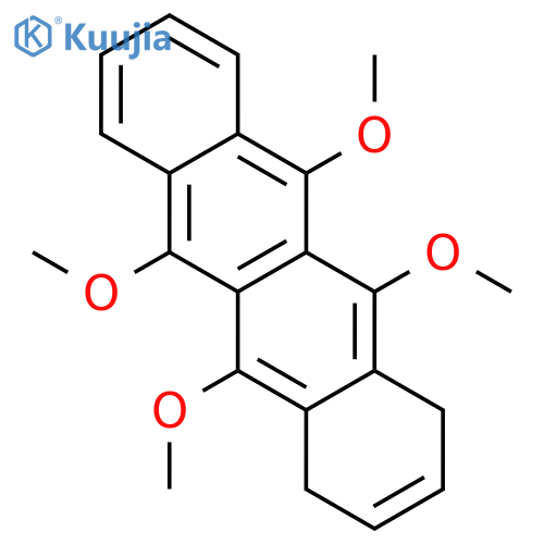 Naphthacene, 1,4-dihydro-5,6,11,12-tetramethoxy- structure