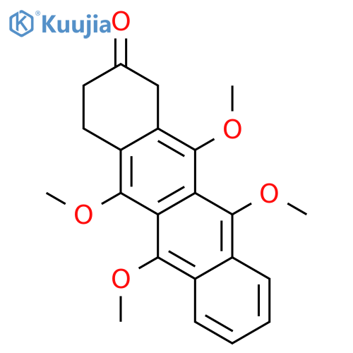 5,6,11,12-tetramethoxy-3,4-dihydro-1h-tetracen-2-one structure