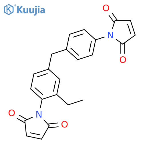 1H-Pyrrole-2,5-dione,1-[4-[[4-(2,5-dihydro-2,5-dioxo-1H-pyrrol-1-yl)-3-ethylphenyl]methyl]phenyl]- structure