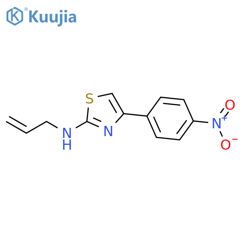 4-(4-nitrophenyl)-N-(prop-2-en-1-yl)-1,3-thiazol-2-amine structure