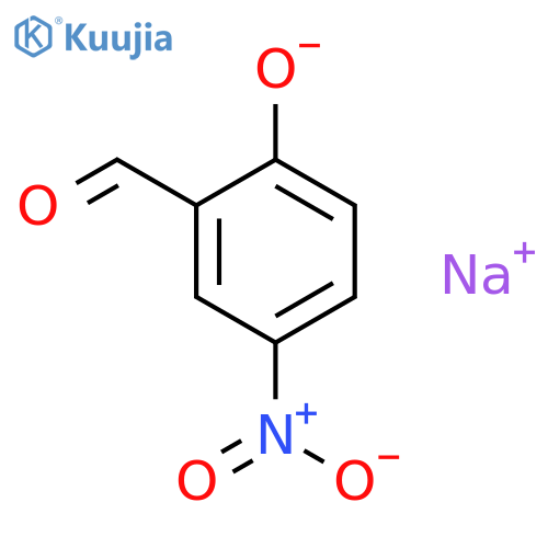 SODIUM 2-FORMYL-4-NITROBENZENOLATE structure