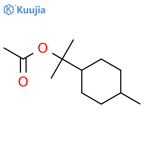 Dihydroterpinyl acetate structure