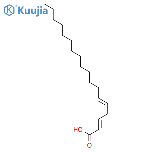2,5-Octadecadienoic acid, (2Z,5Z)- structure