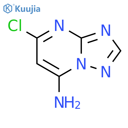 5-chloro-1,2,4triazolo1,5-apyrimidin-7-amine structure