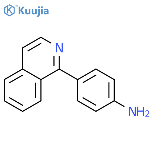 4-(Isoquinolin-1-yl)aniline structure