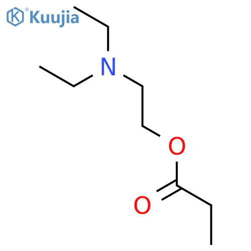 PROPANOIC ACID, 2-(DIETHYLAMINO)ETHYL ESTER structure