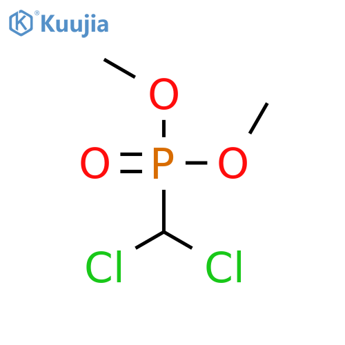 Phosphonic acid, (dichloromethyl)-, dimethyl ester structure
