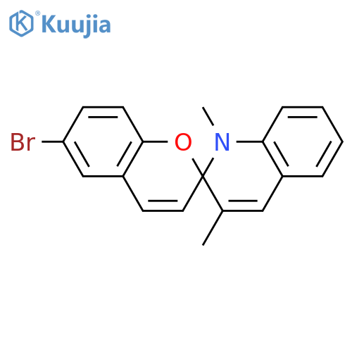 SPIRO[2H-1-BENZOPYRAN-2,2'(1'H)-QUINOLINE], 6-BROMO-1',3'-DIMETHYL- structure