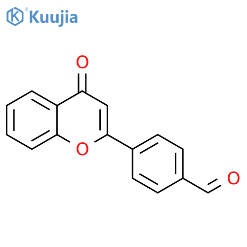 Benzaldehyde, 4-(4-oxo-4H-1-benzopyran-2-yl)- structure