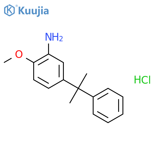 5-Cumyl-o-anisidine Hydrochloride structure