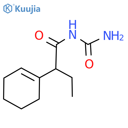 Cyclohexenylethylacetylurea structure