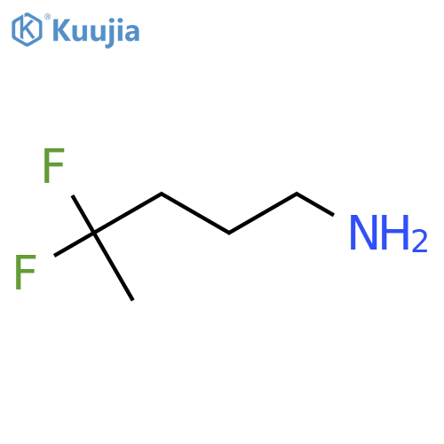 4,4-Difluoropentan-1-amine structure