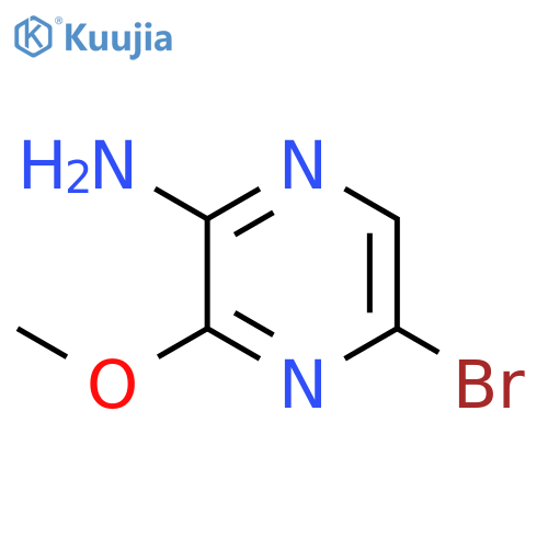 5-bromo-3-methoxy-pyrazin-2-amine structure