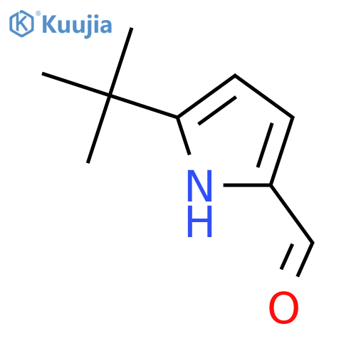 5-tert-butyl-1H-pyrrole-2-carbaldehyde structure