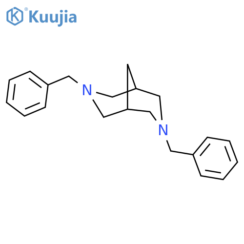 3,7-Diazabicyclo[3.3.1]nonane, 3,7-bis(phenylmethyl)- structure
