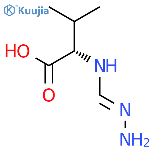 L-Valine, N-(aminoiminomethyl)- structure