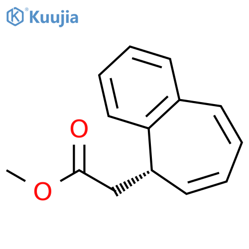 5H-BENZOCYCLOHEPTENE-5-ACETIC ACID, METHYL ESTER, (S)- structure