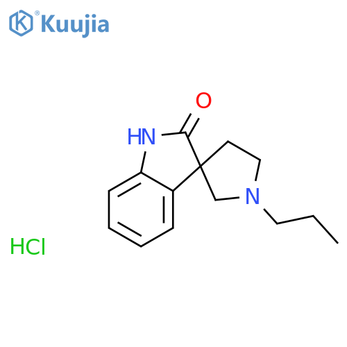 1'-propylspiro[indole-3,3'-pyrrolidin]-2(1H)-one hydrochloride structure