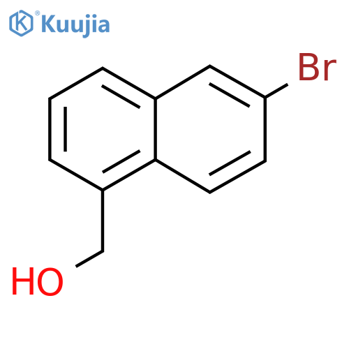(6-Bromonaphthalen-1-yl)methanol structure
